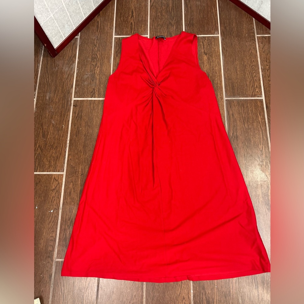 Eileen Fisher Bold Red Top
